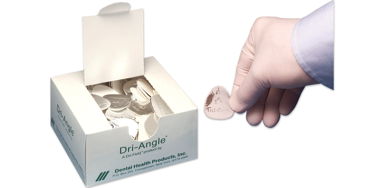 Dental Health Products 32-LAG Dri-Angle Silver Backing Cotton Roll Substitute Large 320/Bx Dental Health Products 32-LAG Dri-Angle Silver Backing Cotton Roll Substitute Large 320/Bx